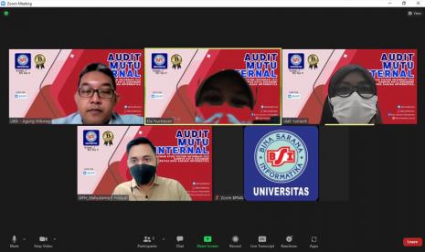 AMI (Audit Mutu Internal) dilakukan pada Program Studi Sistem Informasi Universitas BSI kampus Sukabumi.