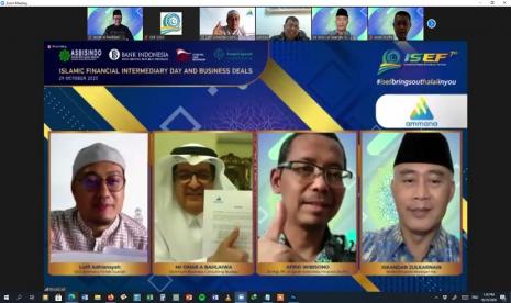  Ammana Fintek Syariah menggandeng BPKH, Al Hajj, dan OBCB Arab Saudi dengan ditandatanganinya nota kesepahaman (Perjanjian Kerjasama) secara Virtual pada hari Kamis dalam rangkaian acara ISEF (29/10). 