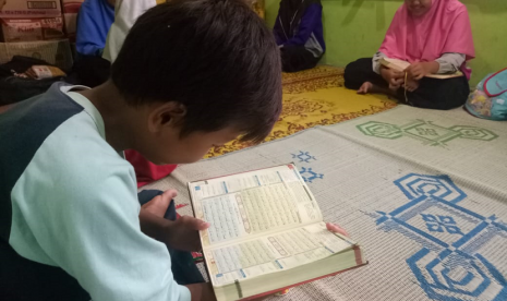 Ammar salah satu siswa binaan Rumah Quran, Rumah Zakat.