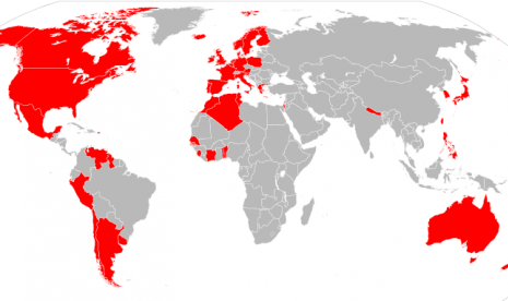 Amnesty International Section, 2007 (map)