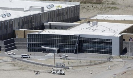 An aerial view of the NSA's Utah Data Center in Bluffdale, Utah, Thursday, June 6, 2013. 