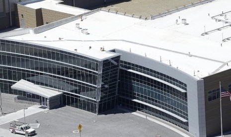 an aerial view of the NSA's Utah Data Center in Bluffdale, Utah. 