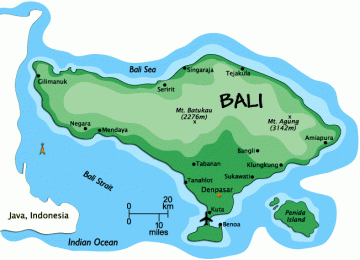 An interfaith dialogue is suggested to be hold in Bali (map)