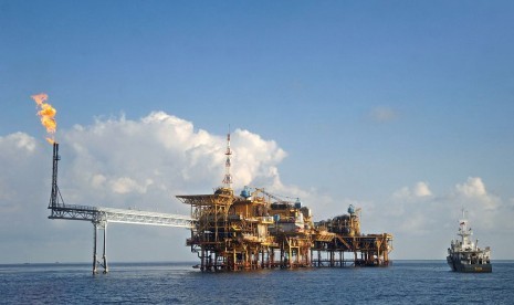 An offshore natural gas exploration in Seribu Islands, Jakarta (file photo)