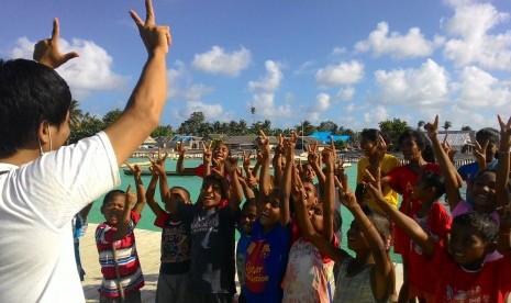 Anak-anak di Tanimbar, Maluku Tenggara Barat