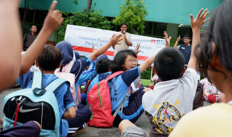 Anak-anak korban banjir (ilustrasi)