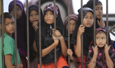 Anak-anak muslim di Pattani, Thailand.