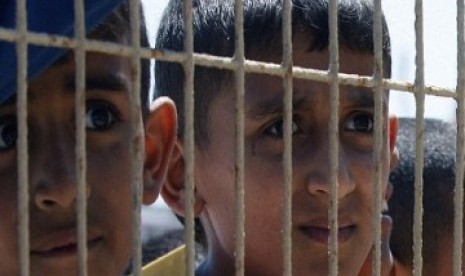 Anak-anak Palestina di Jalur Gaza