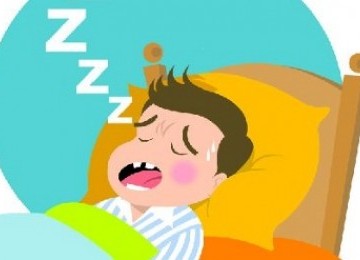 Anak mengorok saat tidur (Ilustrasi)