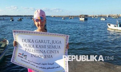   Anak Palestina sampaikan Doa dan Salam untuk Korban Banjir Bandang di Garut.