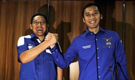 Anas Urbaningrum dan Edhie Baskoro Yudhoyono (Ibas)