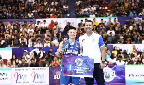 Andakara Prastawa Dhyaksa menjuarai 3 point contest IBL All Star 2019.