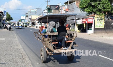 Polres Garut menghentikan aktivitas delman di sekitar jalan nasional yang kerap dijadikan arus mudik. Penghentian dilakukan H-4 hingga arus balik usai.