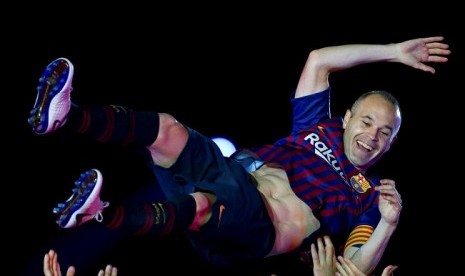 Andres Iniesta saat masih berseragam Barca.