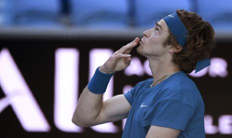 Andrey Rublev dari Rusia. Ilustrasi