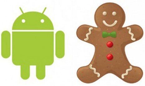 Android Gingerbread (Ilustrasi)