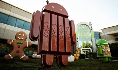  Google berencana menghentikan dukungannya untuk ponsel yang menjalankan perangkat lunak Android 4.4, yang lebih dikenal dengan Android KitKat./ilustrasi