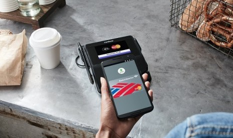 Android pay. Ilustrasi