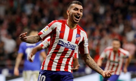 Penyerang Atletico Madrid Angel Correa