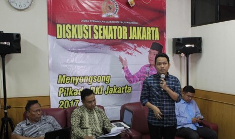 Anggota DPD Provinsi DKI Jakarta Abdul Azis Khafia 