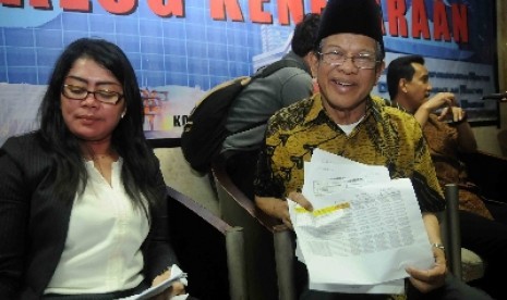 Anggota Dwan Perwakilan Daerah (DPD) AM Fatwa (kiri).