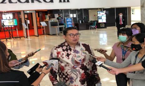 Anggota Komisi I DPR RI, Fadli Zon di Kompleks Parlemen Senayan, Jakarta.