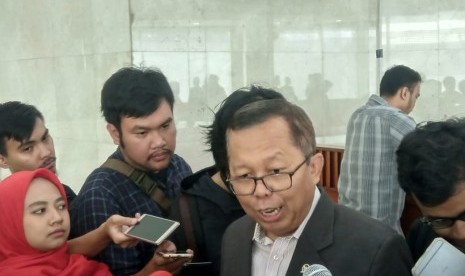 Anggota Komisi III DPR RI Arsul Sani, di Gedung Nusantara II, Komplek Parlemen RI, Jakarta, Selasa (3/9).