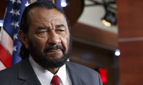 Anggota parlemen Demokrat dari Texas Al Green yang mengajukan draf pemakzulan Presiden AS Donald Trump.