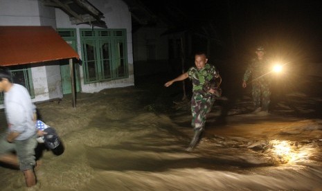 Banjir bandang. Ilustrasi