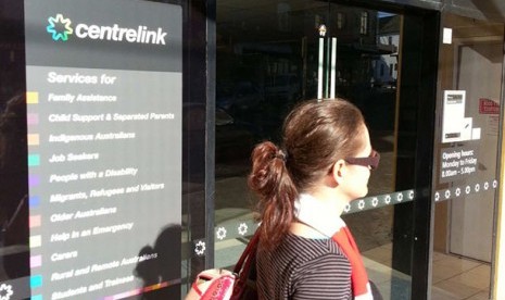 Angka pengangguran tidak diambil dari Centrelink.