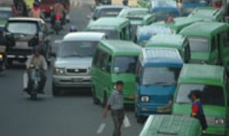 Angkot di Bogor