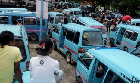 Angkot jurusan Pasar Sentral, Kota Makassar