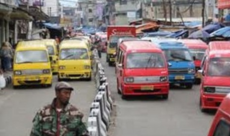 Jalur jalanan di Sukabumi