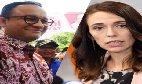 Anies Baswedan dan Jacinda Ardern