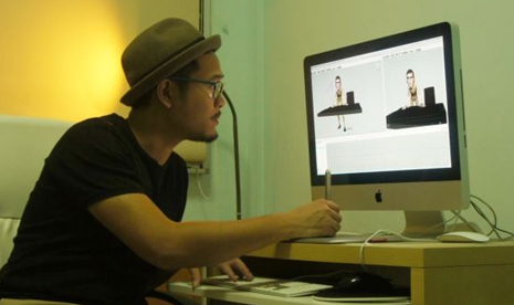 Animator muda Indonesia, Ronny Gani. 