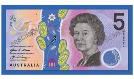 ank Sentral Australia (RBA) mengumumkan desain baru uang kertas pecahan lima dolar, yang dilengkapi dengan fitur baru yang ramah bagi tuna netra.