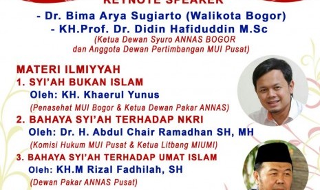 Deklarasi Aliansi Nasional Anti Syiah (ANNAS) Bogor.