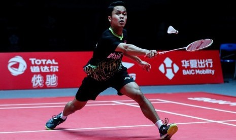 Anthony Sinisuka Ginting gagal melangkah ke babak kedua Malaysia Masters 2020.