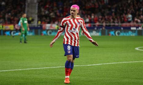  Striker Atletico Madrid Antoine Griezmann. 