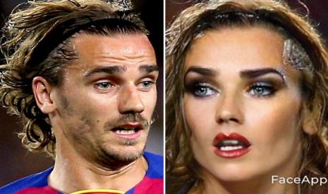 antoine griezmann faceapp