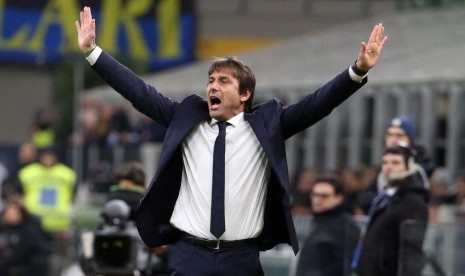 Pelatih Inter Milan Antonio Conte.