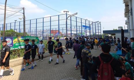 Aparat kepolisian mendukung gelaran BSI Flash 2024 Sport Competition Bogor.