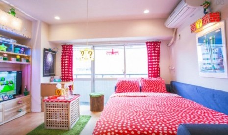 Apartemen super mario di Meguro