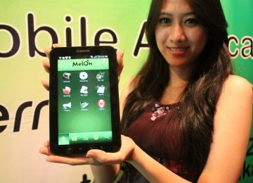 Aplikasi Melon di Tablet Android