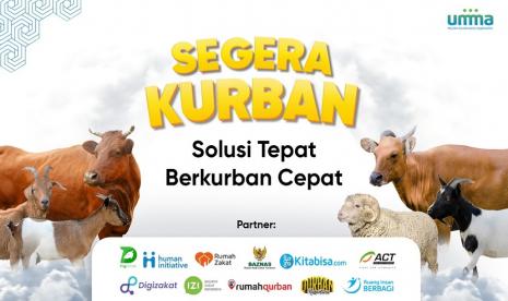 Aplikasi Muslim Umma kembali meluncurkan program kurban digital bernama Segera Kurban. Tahun ini, terdapat 11 partner yang bekerja sama dengan kami dan bergabung dalam kolaborasi program ini