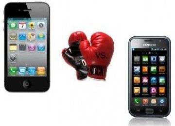 Apple vs Samsung (ilustrasi)