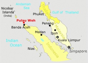 Approximity between Aceh and Malaysia encourages cooperation on tourism sector. (map)