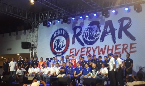 Arema FC meluncurkan tim dan jersey baru untuk menyambut liga 1 2018.