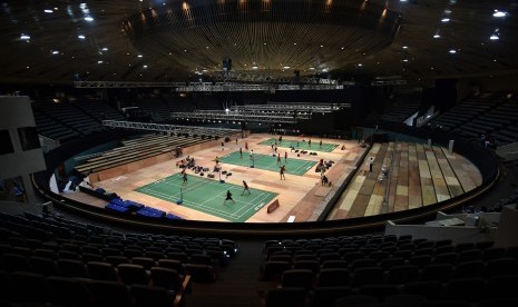 Arena baru BCA Indonesia Open 2017 di Plenary Hall, JCC Senayan, Jakarta.