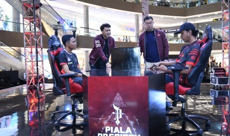 Arena pertandingan Final KualifikasiRegional Piala Presiden Esports 2020. 